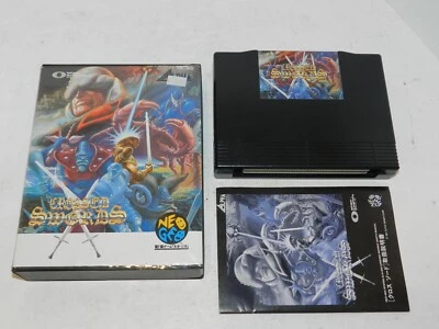 Boîte Vide D'origine Pour Jeu Neo Geo MVS - Crossed Swords - Bon état - Pour Collection