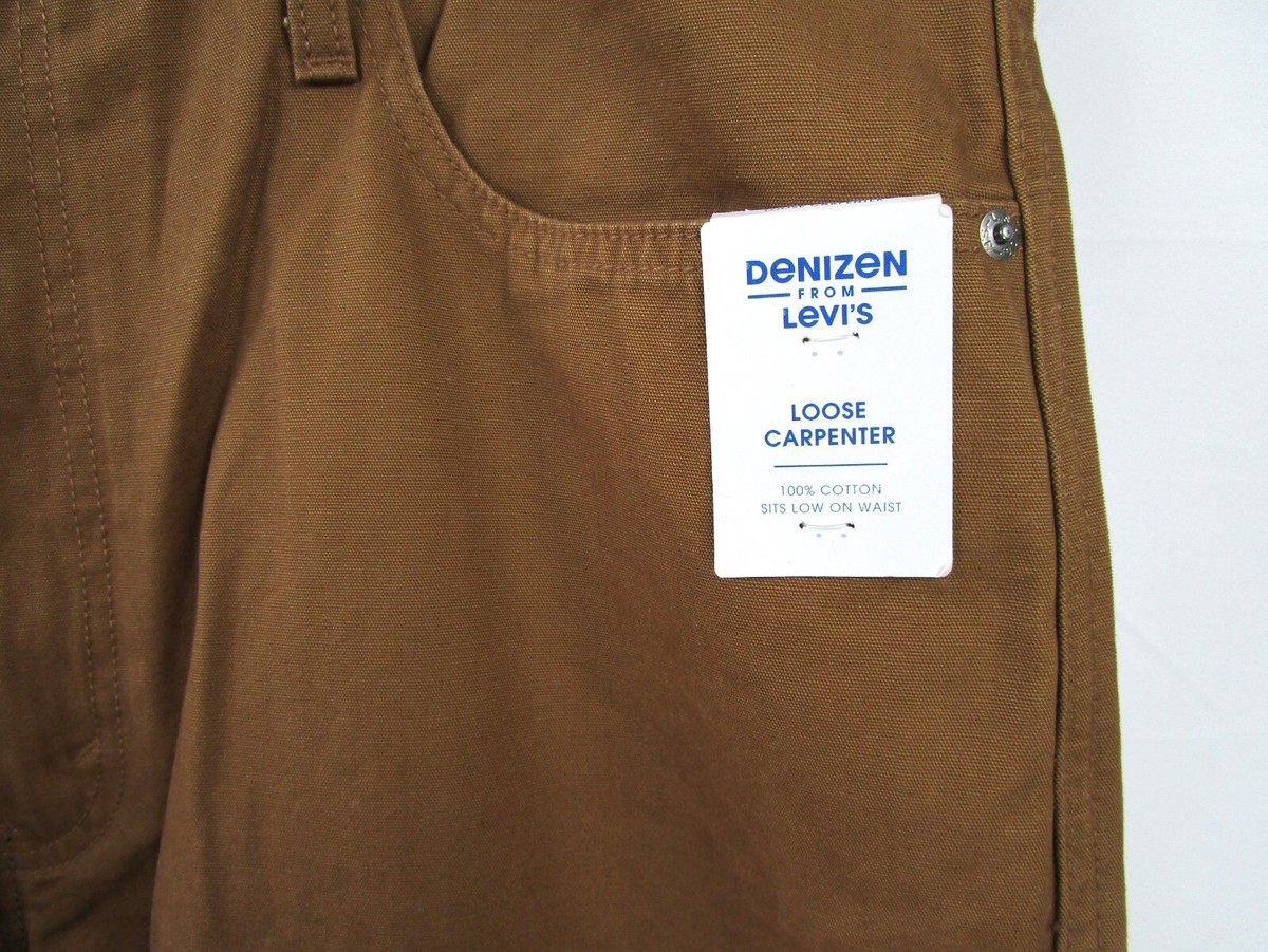 Levi's Denizen Loose Fit Carpenter Jeans, Men's Brown Denim Pants