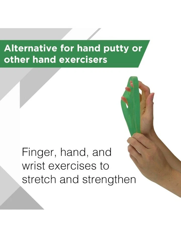 Thera-Band Entrenador de Manos Progresivo Látex Hoja Repuestos Verde Nivel 4 Paquete de 36 Foto 4 de 4