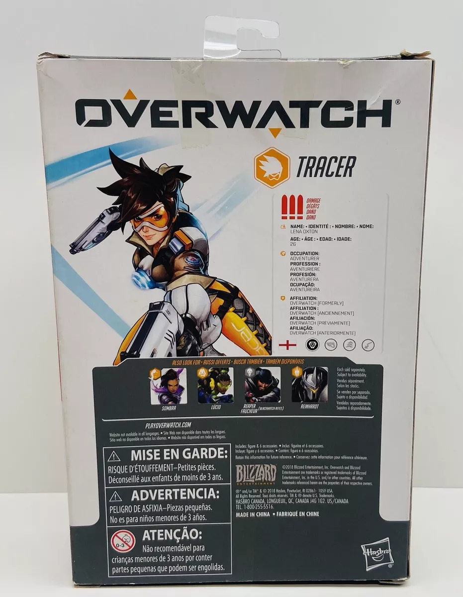 Hasbro Overwatch Ultimates Series Tracer 6 Collectible Action Figure