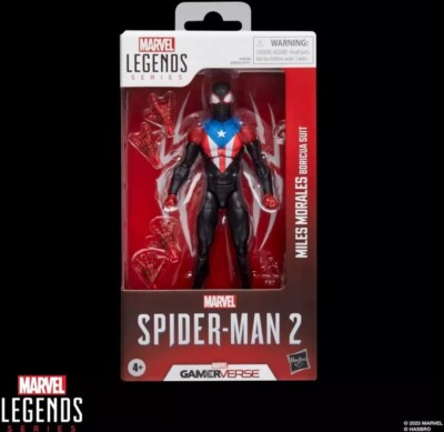 Hasbro Marvel Legends Series Gamerverse Miles Morales Boricua Figur G0836 Neu