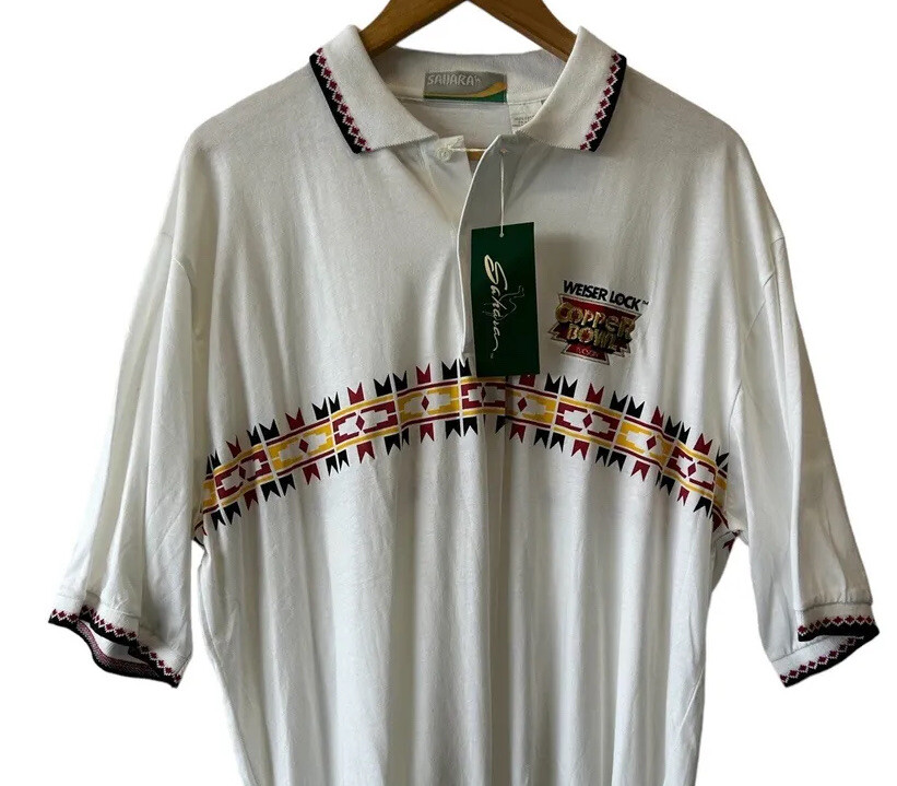 NWT Weiser Lock Copper Bowl Tuscon Polo Aztec Deadstock XL NWT Weiser Lock Copper Bowl Tuscon Polo Aztec Deadstock XL
