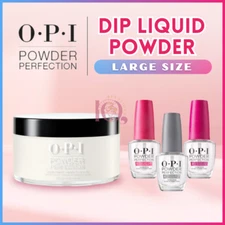 OPI Powder Perfection Dip Powder 4.25oz  LARGE SIZE or Dip Liquid 0.5 *Pick Any*
