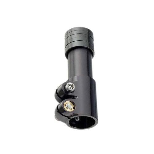 Rehausse de potence ahead set 1''1/8 noire guidon velo avec 5 bagues