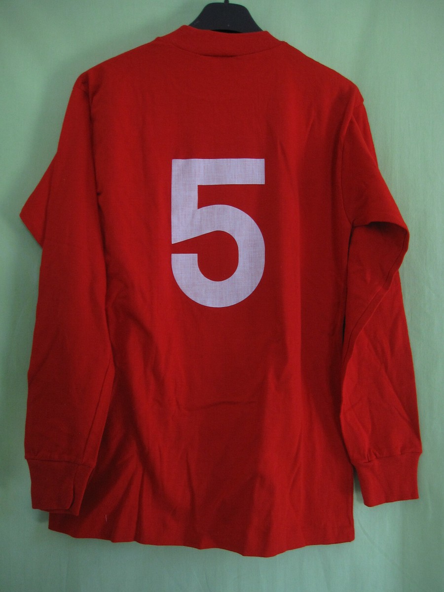 Maillot Kopa Rouge 80'S Heurtefeu porté RS Patay Vintage Jersey Football - S