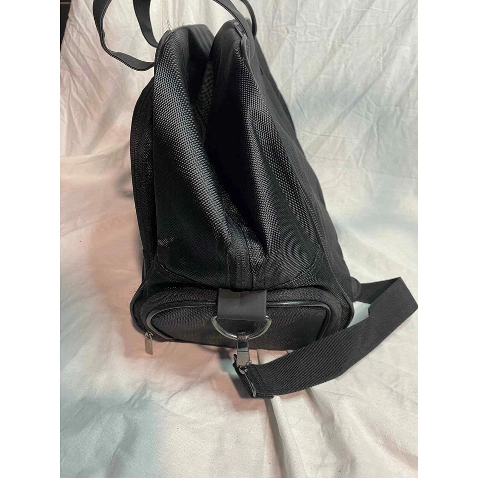 Bolso de Lona Hugo Boss Negro con Correa para el Hombro Foto 4 de 4