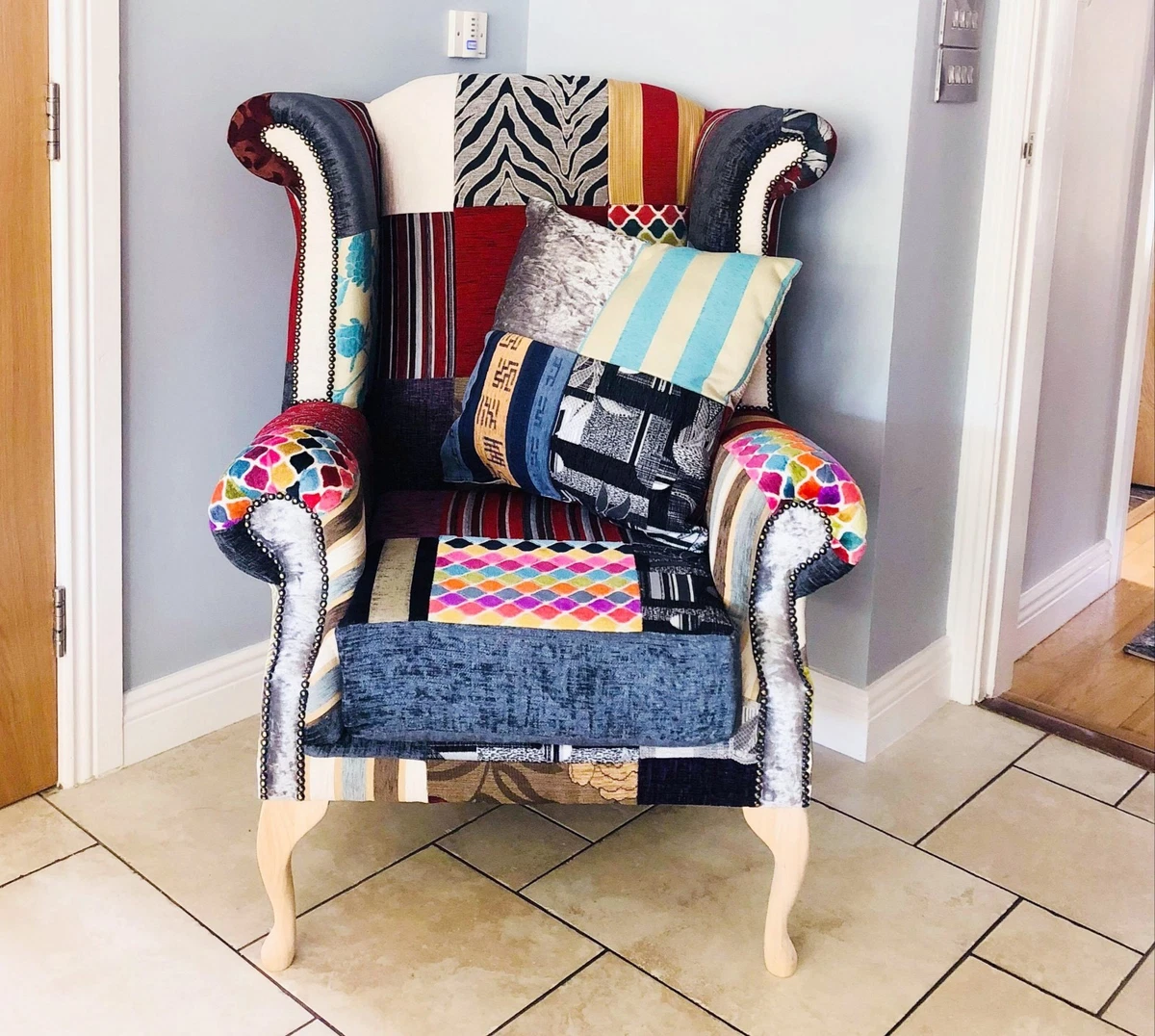 Bespoke patchwork chairs deals