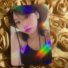 CHAEWON LE SSERAFIM Edition Celeb K-pop Pretty Girl Shiny Photo Card Cowboy 1