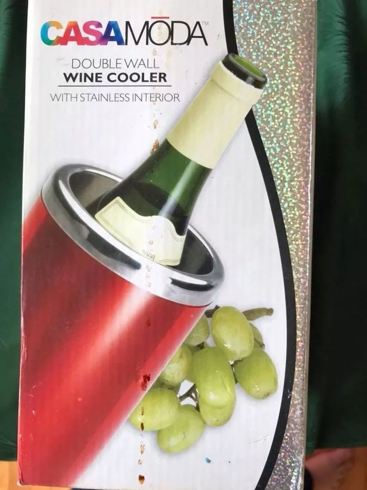 Wine cooler double wall new arrivals