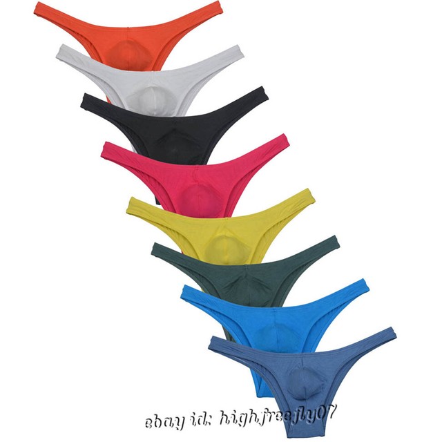 Men Popular Brazilian Cut Bikini Briefs Underpants Lowrise Skimpy Briefs Thong eBay