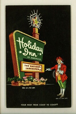 Holiday Inn Motel Hotel Postcard Georgia GA Bremen Type 2