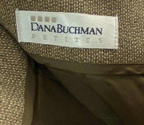 Dana Buchman Petites Women 6P Straight Pencil Skirt Wool Blend Actual 26 x 23.5 - Picture 7 of 8