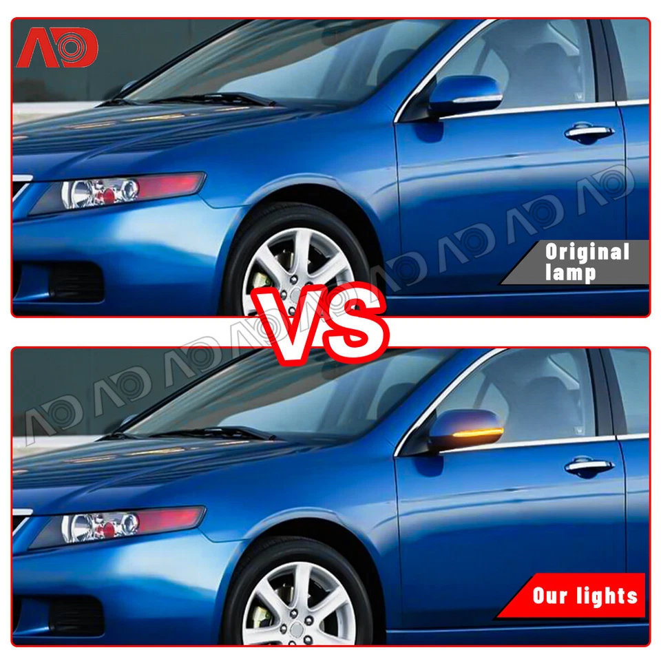 Luz de señal de giro de espejo lateral LED secuencial para Honda Accord Hybrid / Acura TSX Foto 4 de 4