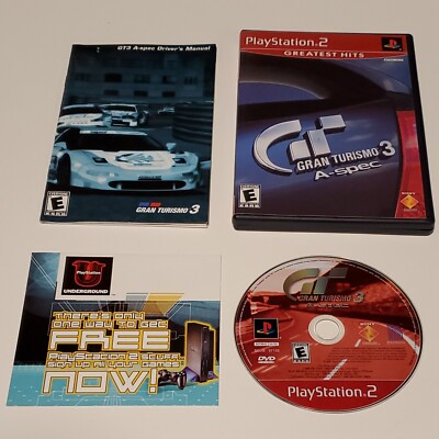 Gran Turismo 3 A-spec Video Game Sony PlayStation 2, PS2 Greatest Hits Tested