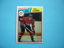 1983/84 O-PEE-CHEE HOCKEY CARD #190 CRAIG LUDWIG ROOKIE NM SHARP+!! 83/84 OPC