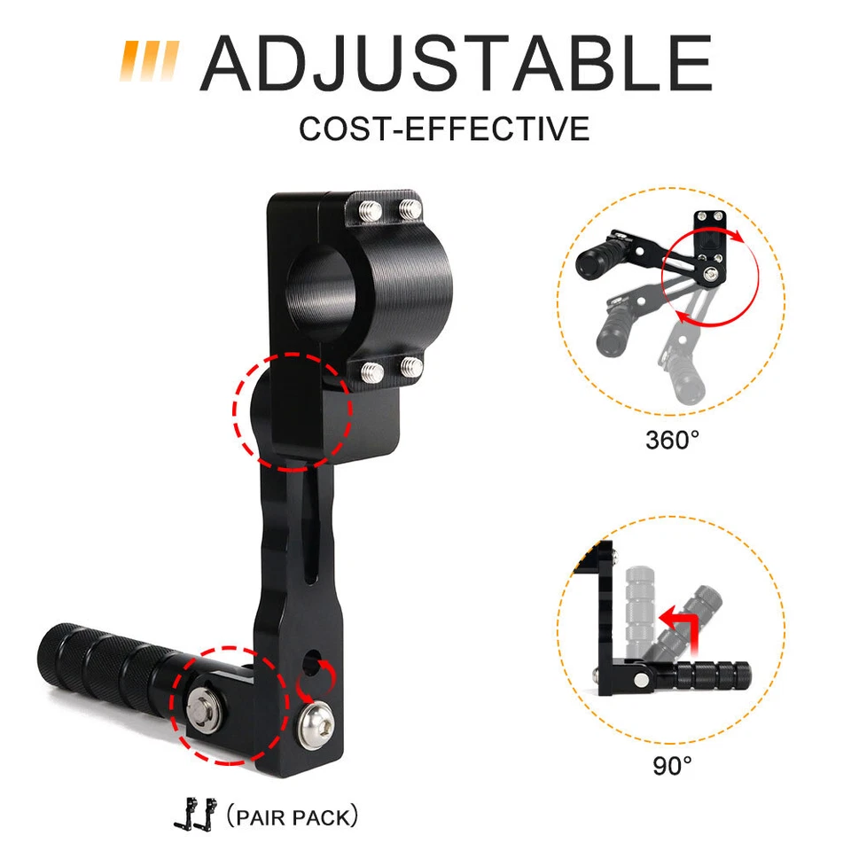 Juego de montaje de clavija de carretera apto para Honda NC700X 2012-2014 NC750X 2014-2024 22-28,8 mm Foto 4 de 4