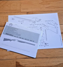 MIROKU OVER & UNDER MK10 MK38 MK60 MK70  OWNERS MANUAL &  TAKEDOWN  DIAGRAM