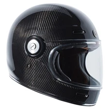 TORC T1 Retro Carbon Fiber Helmet Black Size Medium - T1C3623