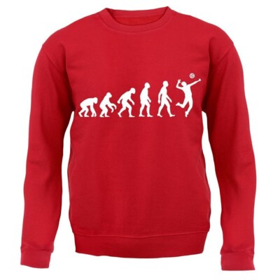 Evolution des Menschen Volleyball - Kinder Kapuzenpulli / Pullover - Volley Team