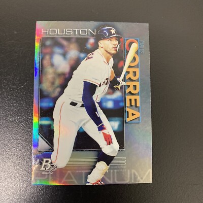 Carlos Correa, Houston Astros, 2020 Bowman Platinum #91 | eBay