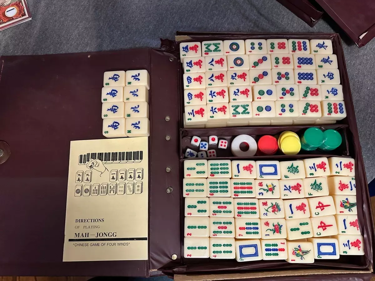 Mahjong Game Board Set - Mahjong Tiles Mini Size,Travel Mah Jong