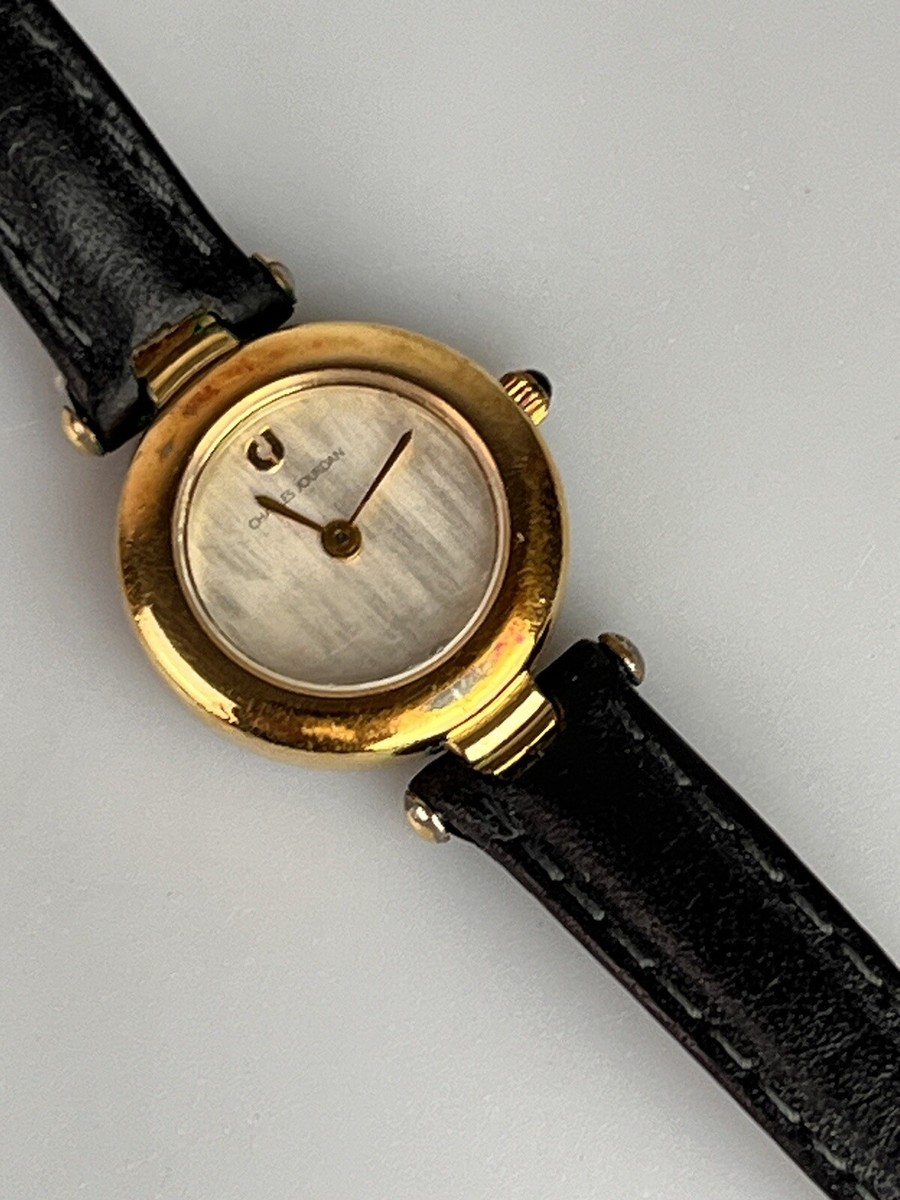 CHARLES JOURDAN 34-21 Genuine Leather Quartz Analog Women's Watch