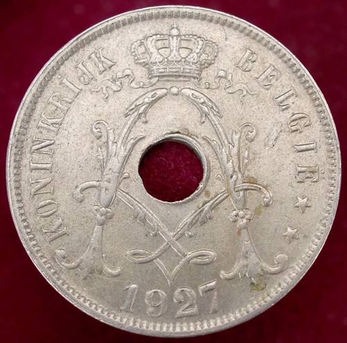 Belgium 25 Centimes 1927 (J0403) - Picture 2 of 2