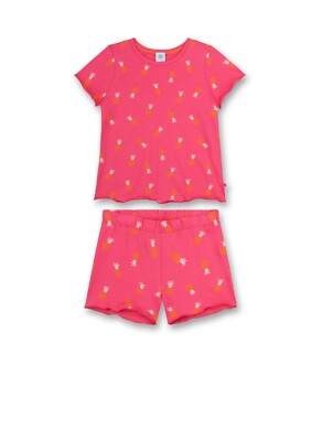Shorty, Short Pajamas Pineapple, Pink By Sanetta Size 104-140
