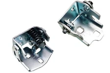 Door Hinge Rear Driver Side Lower and Upper Set of 2 for Cadillac Chevrolet GMC