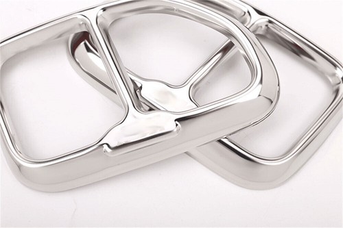 For BMW X3 G01 X4 G02 2018-21 Steel Chrome Rear Exhaust Muffler Tail Pipe Cover - Picture 9 of 12