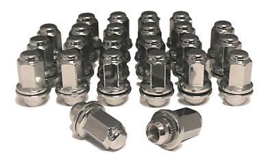 (24) CHROME TOYOTA 4RUNNER TACOMA CRUISER OE STYLE FACTORY MAG LUG NUT M12x1.5