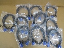 LOT OF 10 New SEALED VGA Monitor Cable Male to Male 6ft 5KL2H06506