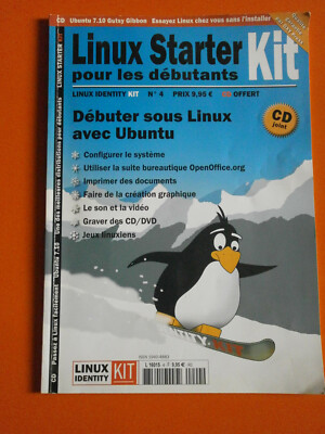 revue 2008 linux starter kit pour les débutants n°4 cd joint