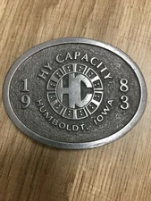 Hy-Capacity 1984 Humboldt Iowa Belt Buckle Parts for Agricultural Equipment L Ed