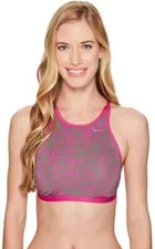 Nike L26248 Womens Fuchsia Blast Adjustable High-Neck Top Size XL