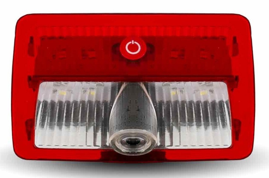 USA Flag Projector LED Door Light, Passenger Side Fits Kenworth