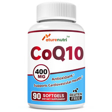 COQ10 400mg - 90 Softgels for Heart Health