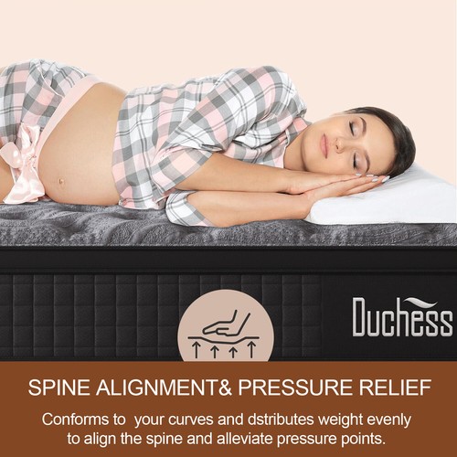 Duchess Mattress Queen Pocket Spring Latex Foam Medium Firm 34cm ALL SIZE - Picture 7 of 17