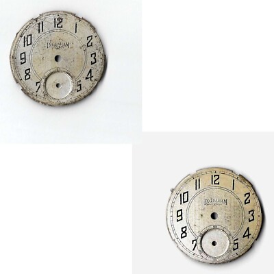 Metal Ingraham Viceroy Pocket Watch Faces Dials Steampunk