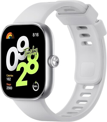 Xiaomi Redmi Watch 4 Silver Gray Smartwatch (Herzfrequenzmessung) OHNE BOX