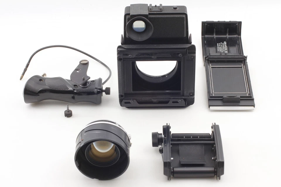 [Casi COMO NUEVO] Graflex XL con Planar 80 mm f2,8 Len+ 6x9 espalda de Japón #3105 Foto 3 de 4