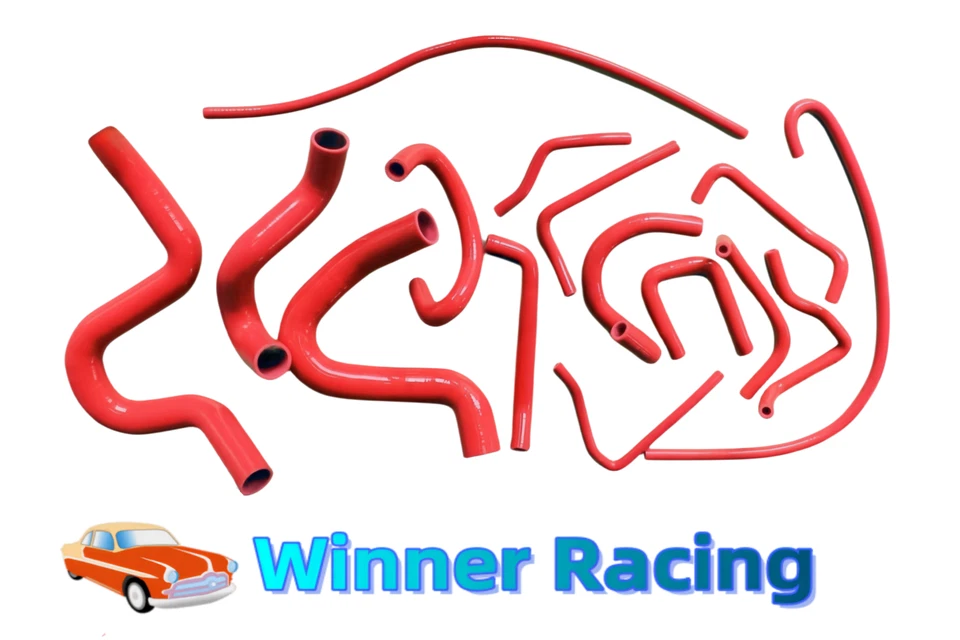 BLACK Silicone Hoses for Nissan Patrol Y61 TB48DE 4.8L LHD 2002-2012 - Image 3 of 4