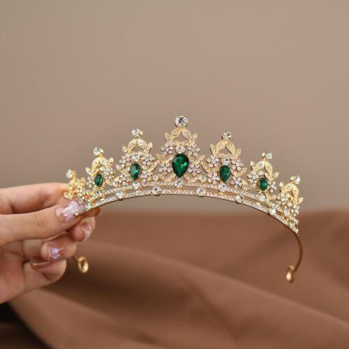 Kinder Prinzessin Krone Diadem, Kristall Haarschmuck für Tanz & Geburtstag Gif - Bild 5 von 30