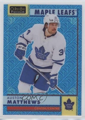 2022-23 O-Pee-Chee Platinum Retro Blue Traxx 60/199 Auston Matthews #R-21 18fy