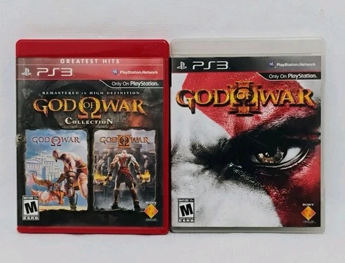 Sony PlayStation 3 PS3 God Of War Collection Greatest Hits & God Of War III