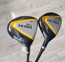 Wilson ULTRA 3 Wood & 4 Hybrid Wood Golf Clubs Reg Flex Graphite Shafts R/H