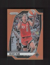 2024 Panini Prizm WNBA #77 Kelsey Plum Orange Prizms #/99