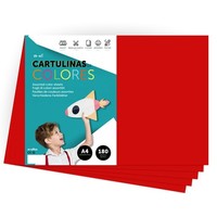 Farbkarton A4 180G Dunkelrot 25 Blatt Bastelpapier, Bastelmaterial