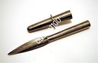 Excellent Pair of British Army Pattern Lance Fittings Spear Head & Lance Shoe — photo 1