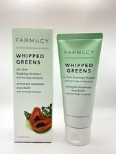 FARMACY WHIPPED GREENS Oil-Free Foaming Cleanser with Moringa and Papaya (100ml)